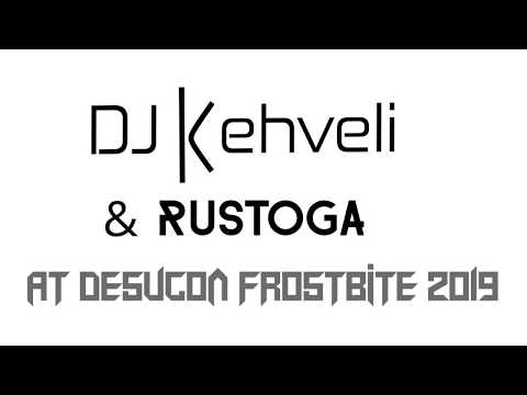 DJ Kehveli & Rustoga at Desucon Frostbite 2019 evening party