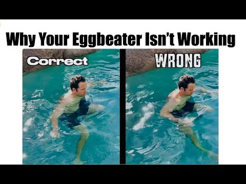 Why Your Eggbeater Kick is Not Working and How to Fix It: The Wrong and Right Way To Tread Water