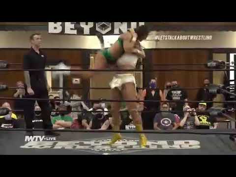 Megan Bayne vs  Ashley D'Amboise   Women's Wrestling