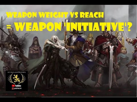 Weapon 'Speed', 'Initiative' and Reach in Gaming