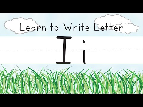Learn to Write Letter I