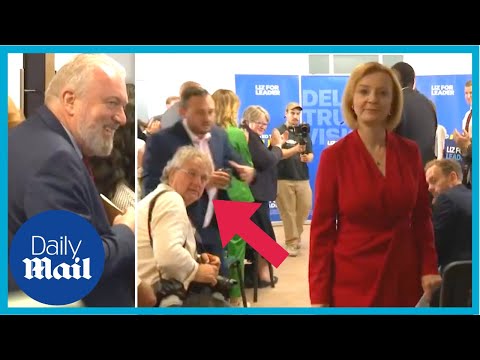 Are you lost, Liz? Moment Liz Truss goes wrong way after speech
