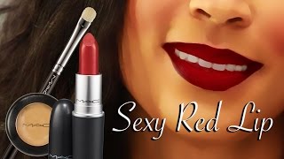 Sexy Sultry Red Lip Tutorial