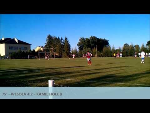 Wesoła Zadąbrowie - Błękitni Grzęska 5:4. Skrót meczu 08.09.13