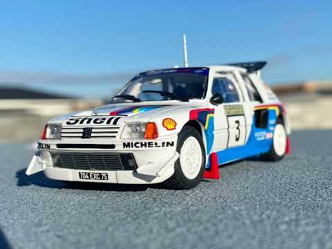 Peugeot 205 T16 EVO 2, Rally Finland 1985.
