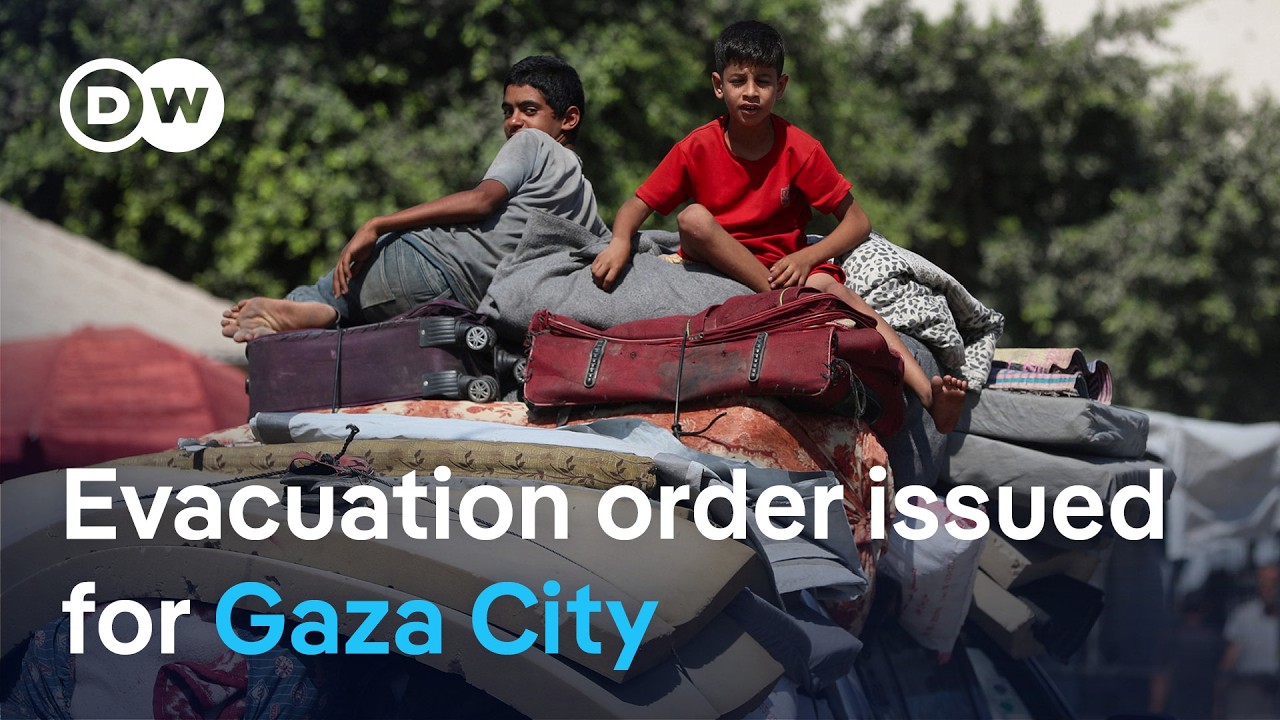Israel tells Gaza City residents to leave immediately or encounter "greater force" | DW News