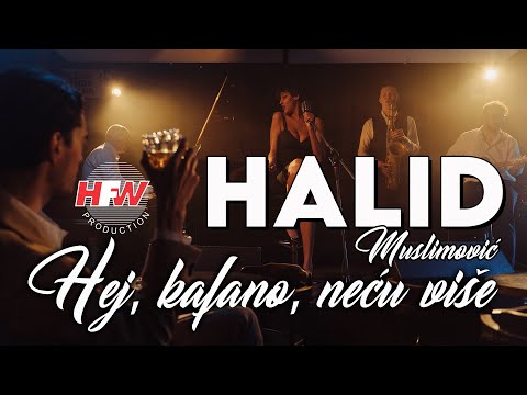Halid Muslimović - Hej, kafano, neću više ( Official lyric video ) 4K