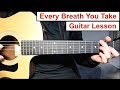 Every Breath You Take - The Police | Guitar Lesson (Tutorial) How to play the Main Riff