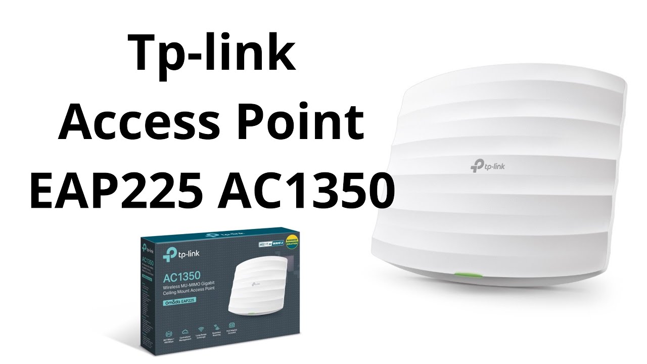 Miniatura da avaliação em vídeo de Access Point TP-Link EAP225 AC1350 Dual Band Gigabit