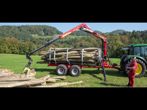 Gozdarske prikolice Tajfun GAP 140 in DOT 50K | Grapak.com