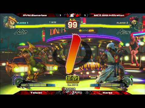 Gamerbee vs Infiltration - Canada Cup Gaming 2012 SFIV