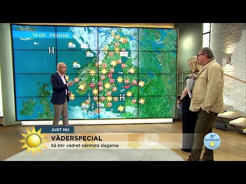 Nu kommer isländska värmen - kan bli årets varmaste dag - Nyhetsmorgon (TV4)