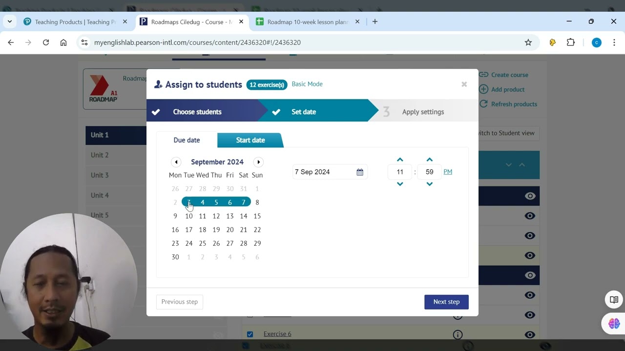 Setting assignment and Extending assignment due date