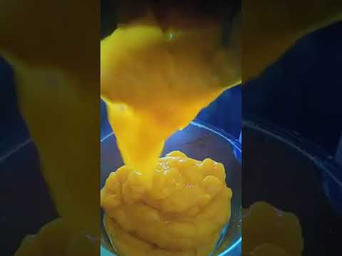Mango Vanilla flavour ice cream||easy and tasty 😋 must try recipe