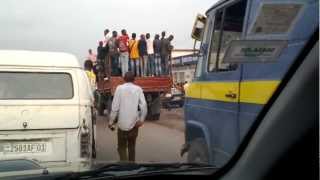 preview picture of video 'The ride to the airport - Kinshasa, DRC'