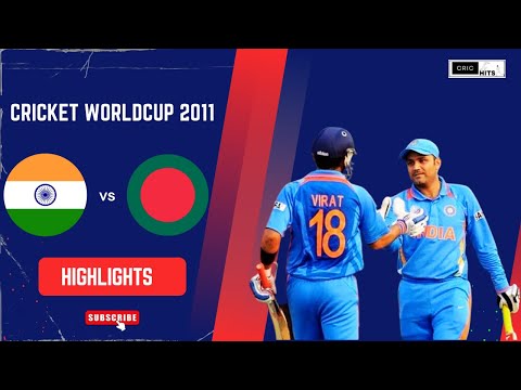 INDIA VS BANGLADESH 2011 FULL MATCH HIGHLIGHTS | KOHLI & SEHWAG💯| INDIA WIN| #viratkohli #sehwag
