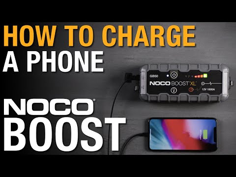 How to charge a phone with NOCO Boost