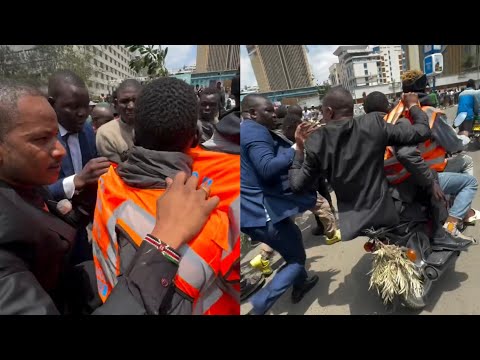 Babu Owino ESCAPES Raila's Mourners On Motorcycle After Directing Them To Kasarani