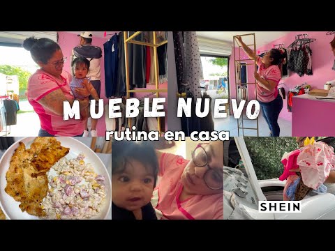 Un dia de rutina 🫶🏻 mueble nuevo ✅ cositas de SHEIN para mi familia ❤️ @SHEINOFFICIAL 