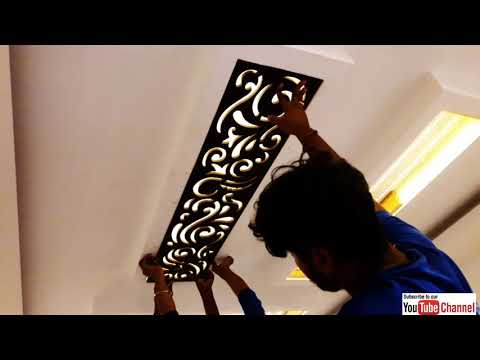 How to Install MDF Jali in Ceiling