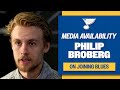 Philip Broberg on joining the St. Louis Blues