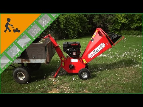 GeoTech PCS70L high-quality garden shredder - 7 HP Loncin engine - Customer`s operating video