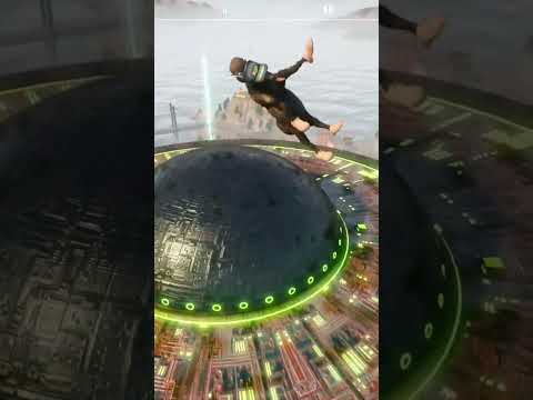 getting on the ufo in goat simulator 3