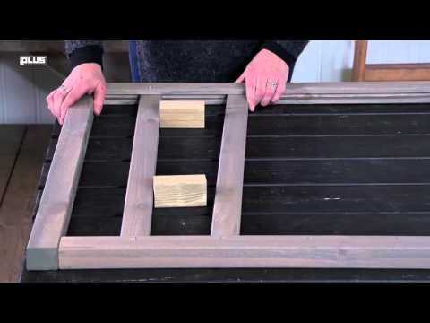 Blomsterkasse PLUS Cubic med Espalier og Hjul