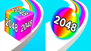 Jelly Run 2048 VS Ball Run 2048 - Android iOS Gameplay Ep 5