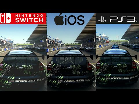 GRID Autosport -  Nintendo Switch vs iOS vs PS3 | Gameplay Comparison