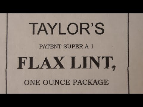 Civil War Lint: Medical artifact reveal! What is patent lint, it's purpose, and how was it used?