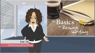 The Basics of Resume Writing