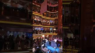 The Carnival Elation may be old but she's still got life left in her! | Atrium at Night