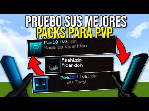 I TRY YOUR PACKS FOR FAVORITE PvP!!  - MINECRAFT Skywars.