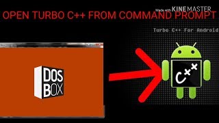 COMMAND PROMPT TO OPEN TURBO C++.