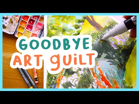 How to make more art: Overcoming guilt and perfectionism 🎨
