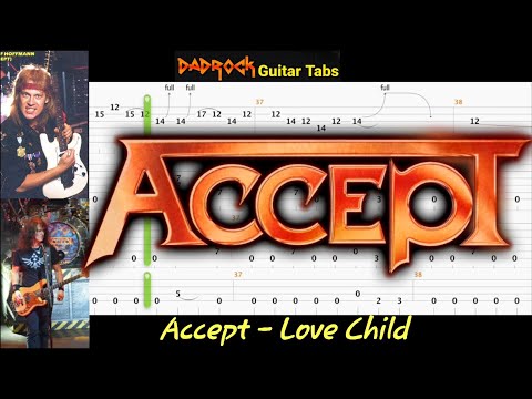Love Child - Accept - Guitar + Bass TABS Lesson
