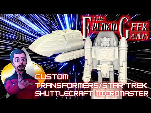 Custom Transformers/Star Trek SHUTTLECRAFT MICROMASTER: EmGo's Transformers Reviews N' Stuff