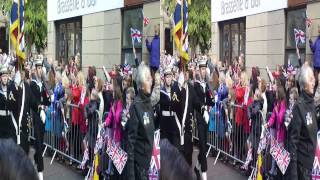 preview picture of video 'The Queen visits Accrington, in 3D'
