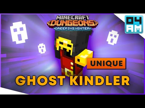 04AM - GHOST KINDLER UNIQUE Full Guide & Where To Get It in Minecraft Dungeons Creeping Winter DLC