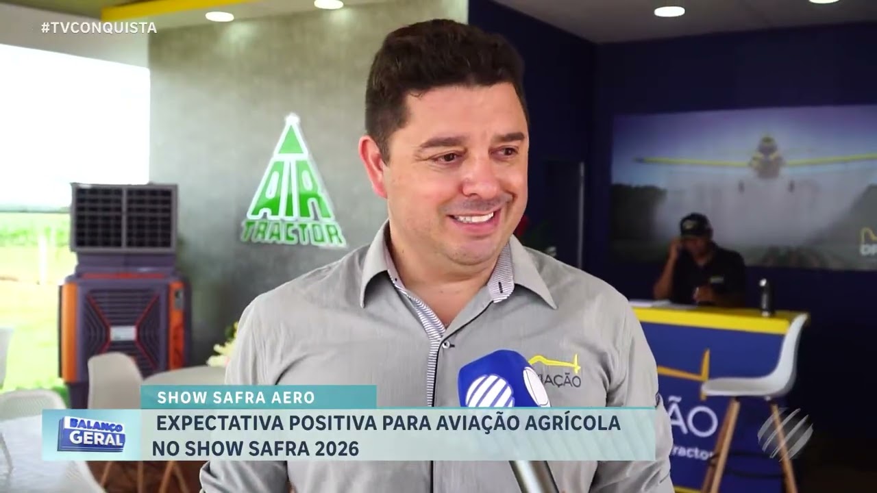 Show Safra 2026 começa com destaque para aviação agrícola e novos investimentos