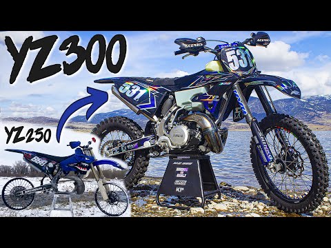 Insane Transformation of a $500 YZ250! Electric Start YZ300 Build