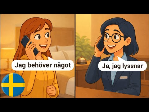 30 Minutes of Swedish Conversations for Beginners | A1-A2 | Dialogues At The Hotel