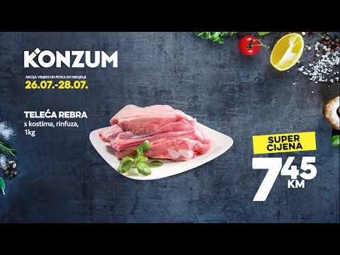 Vikend akcija u Konzumu! 26.07.-28.07.2019.