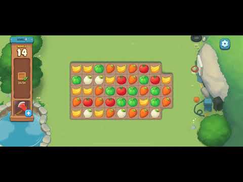 [Gameplay] We Bare Bears Match3 - Level 2 (No Boosters)
