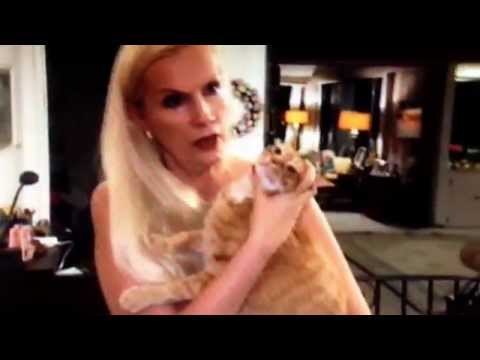 Gunilla Persson ballar ut över sin katt