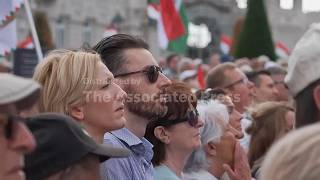 Orbán allies protest in Hungary against plans to oust President Tamás Sulyok