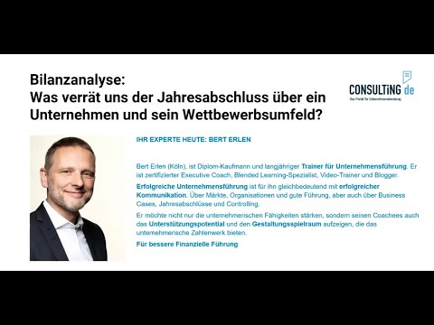 Bert Erlen: Bilanzanalyse – Was uns Jahresabschlüsse über Unternehmen und ihren Wettbewerb verraten