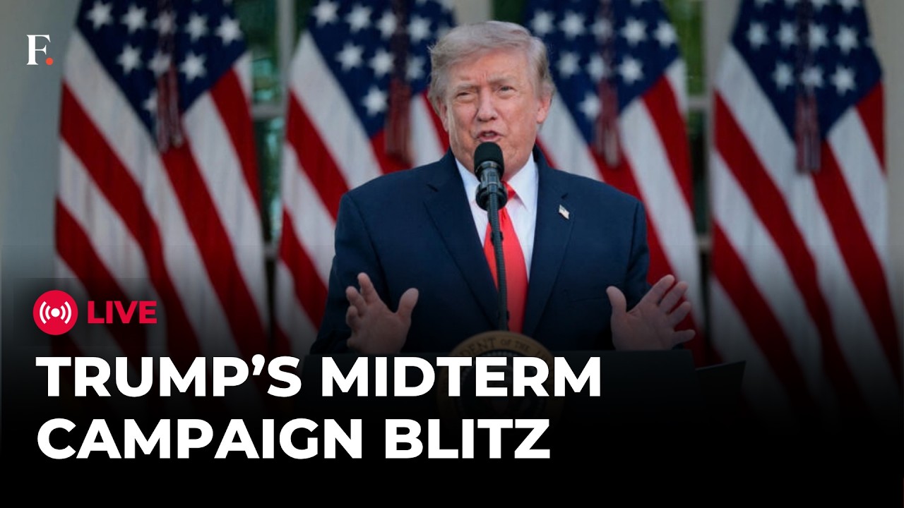 TRUMP LIVE | US President Takes Midterm Campaign To Oklahoma | 32-Day Blitz Begins