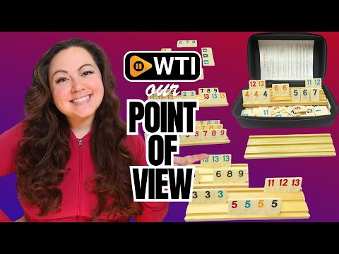 2-6 Players Rummy Game with 6 Wooden Racks - WTI product video review